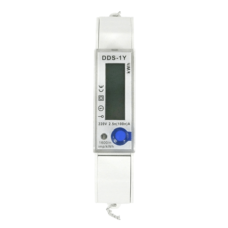 35 مم Din Rail RS485 Port Modbusrtu 220 فولت عداد طاقة أحادي الطور