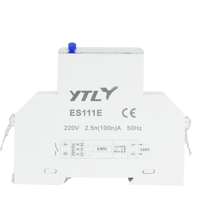 35 مم Din Rail RS485 Port Modbusrtu 220 فولت عداد طاقة أحادي الطور